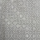 Dolly Silver Grey Cotton Oilcloth Tablecloth