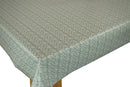 Fryetts Safi Seafoam Cotton Oilcloth Tablecloth