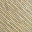 Spotty Ochre Oilcloth Tablecloth Fryetts ROUND 110cm Warehouse Clearance