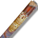 Golden Christmas Village Tablecloth Roll – Festive Scene Border Along Both Edges-Clearance