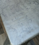 Grey Swirl on Wood Effect  PVC Vinyl Wipe Clean Tablecloth  120cm x 140cm Warehouse Clearance