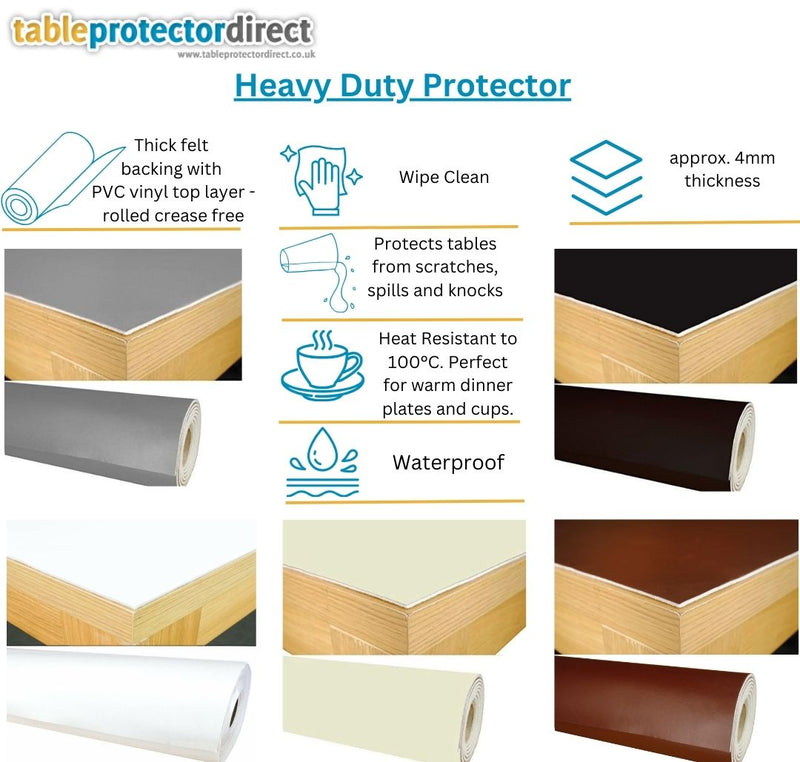 Custom Table Protector Bespoke Made to Measure