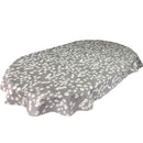 Honesty Slate Grey PVC Vinyl Wipe Clean Tablecloth OVAL   220cm x 140cm Warehouse Clearance