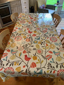 Folki SPICE Scandi Oilcloth Tablecloth by Clarke and Clarke