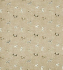 Doggy Dogs Beige Prestigious Oilcloth Tablecloth