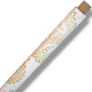 Large Paisley Pattern Beige PVC Vinyl Tablecloth 7.1 Metres x 140cm