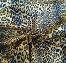 Leopard Print 100% Cotton Poplin FABRIC  100cm x 112cm -  Warehouse Clearance