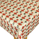 Fryetts  Nutcracker Toytown Soldiers Christmas Oilcloth Tablecloth