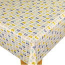 Fryetts Odense Seafoam Scandi Cotton Oilcloth Tablecloth