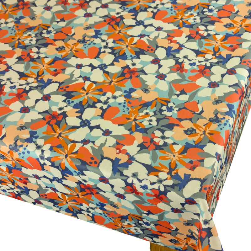 Clementine Midnight Spice Matt Oilcloth Tablecloth
