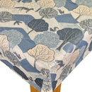 Kielder Woodland Midnight Blue Matt Oilcloth Tablecloth