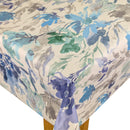 Water Meadow Cobalt Oilcloth Tablecloth by I-Liv SMD