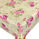 Nancy Rose Heather  Oilcloth Tablecloth