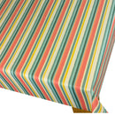 Tutti Fruity Multi Stripe Summer Matt Oilcloth Tablecloth