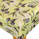 Juicy Olives Vinyl Oilcloth Tablecloth