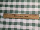 Moss Green Gingham Classic Check Vinyl Oilcloth Tablecloth