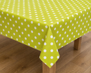 Green Spot PVC Wipe Clean Tablecloth