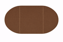 OVAL in 3 pieces- 91cm x 197cm Super Heavy Duty Brown Table Protector  Warehouse Clearance