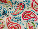 Paisley Bright PVC Vinyl Wipe Clean Tablecloth  150cm x 140cm Warehouse Clearance