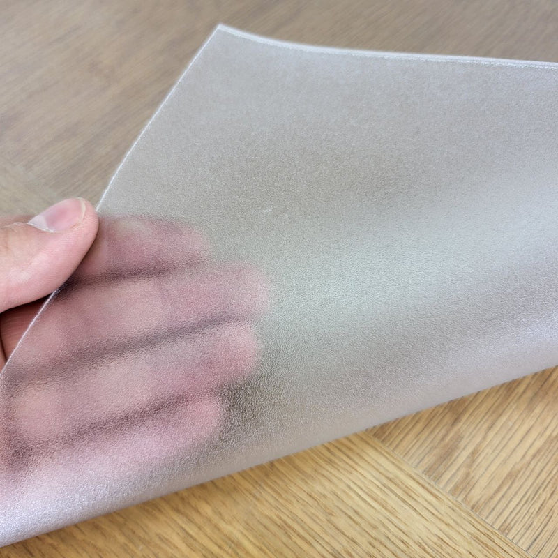 Frosted Matt Finish Thick Clear Table Protector 100cm - All Lengths available
