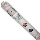 Fancy Love  Chickens Grey PVC Vinyl Tablecloth 20 Metres x 140cm Full Roll