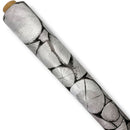 Grey Wood Logs Vinyl Tablecloth Roll 20 Metres x 140cm Full Roll