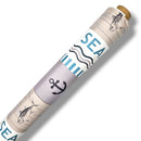 Seaside Anchors and Fish PVC Vinyl Tablecloth 20 Metres x 140cm