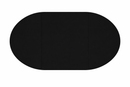 90cm x 214cm OVAL Heavy Duty Black Table Protector  Warehouse Clearance