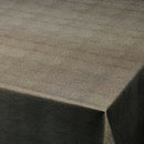 Hessian Effect Taupe PVC Vinyl Wipe Clean Tablecloth 200cm x 140cm Warehouse Clearance