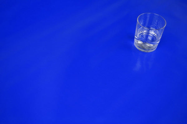 Royal Blue Plain PVC Vinyl Wipe Clean Tablecloth ROUND 120cm Warehouse Clearance