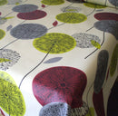 Polesia Cranberry Oilcloth Tablecloth Chess Designs 50cm x 132cm - Warehouse Clearance