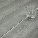 Extra Wide 180cm x 180cm Square Wipe Clean Tablecloth Vinyl PVC Grey Wood Effect