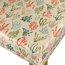 Portside Teal and Orange Matt Oilcloth Table Cloth