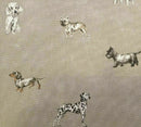 Doggy Dogs Beige Prestigious Oilcloth Tablecloth
