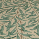 William Morris Willow Bough Green and Cream Authentic Oilcloth Tablecloth