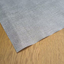 Grey Linen Look Smooth Vinyl Oilcloth Tablecloth