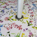 Table Protector Summer Meadow Flower Floral with Parasol Hole 200cm x 140cm