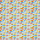 Finn Fish Paintbox Oilcloth Tablecloth