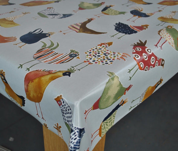 Harriet Hen Colonial Oilcloth Tablecloth