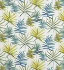Topanga Oasis Jungle Leaves 100% Cotton Fabric by Prestigious  300cm x 140cm Warehouse Clearance