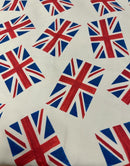 Union Jack Flags 100% Cotton Fabric by Prestigious