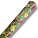 Red and Cream Roses PVC Vinyl Tablecloth 20 Metres x 140cm Roll