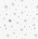 Big Stars Little Stars Silver on White Christmas PVC Vinyl Tablecloth 20 Metres x 140cm Full Roll