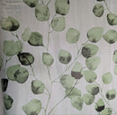Luna Sage Green Floral Leaves Vinyl Oilcloth Tablecloth