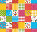 Russian Doll Patchwork PVC Vinyl Wipe Clean Tablecloth  ROUND 138cm Warehouse Clearance