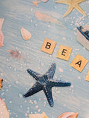 Seaside Beach Fun Vinyl Oilcloth Tablecloth