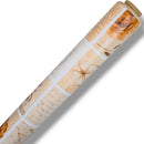 Beige Butterfly Squares  PVC Vinyl Tablecloth Roll 20 Metres x 140cm Full Roll