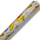 Sunflowers and Sweetcorn PVC Vinyl Tablecloth Roll 20 Metres x 140cm Full Roll