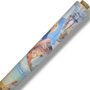 Vintage Travel Posters  PVC Vinyl Tablecloth Roll 20 Metres x 140cm Full Roll
