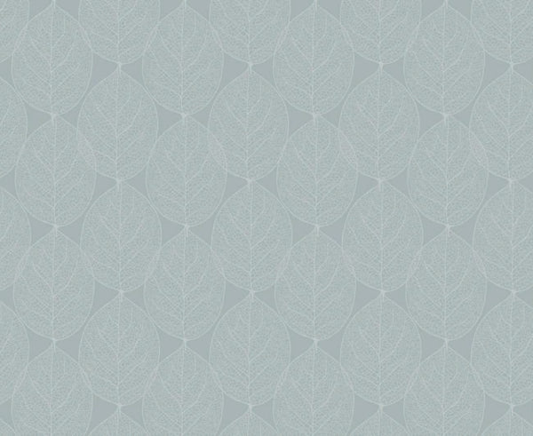 Duckegg Skeleton Leaf PVC Vinyl Wipe Clean Tablecloth 130cm x 140cm Warehouse Clearance